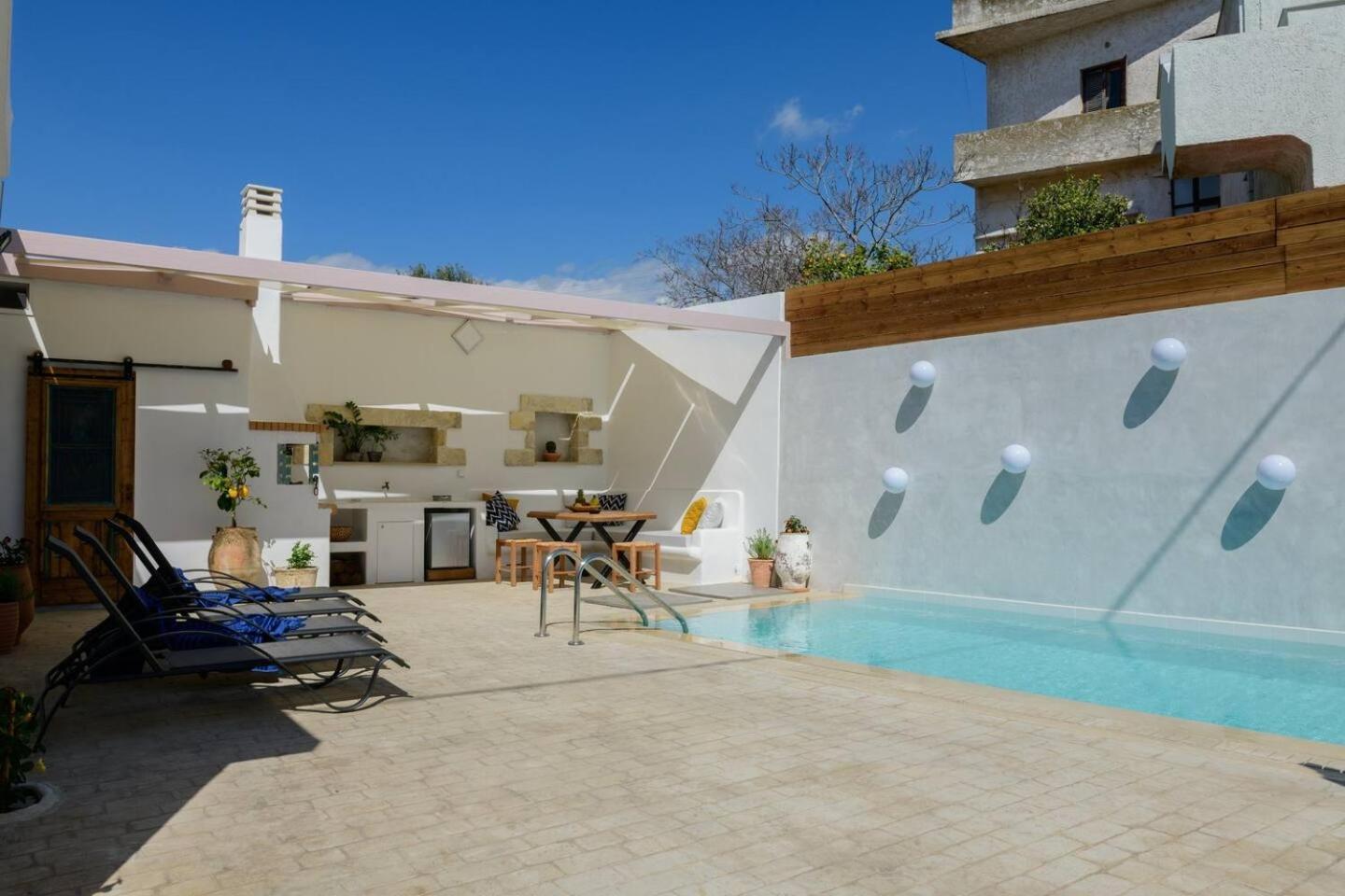 Chrisanthi Elegant Villa Pitsidia Ngoại thất bức ảnh