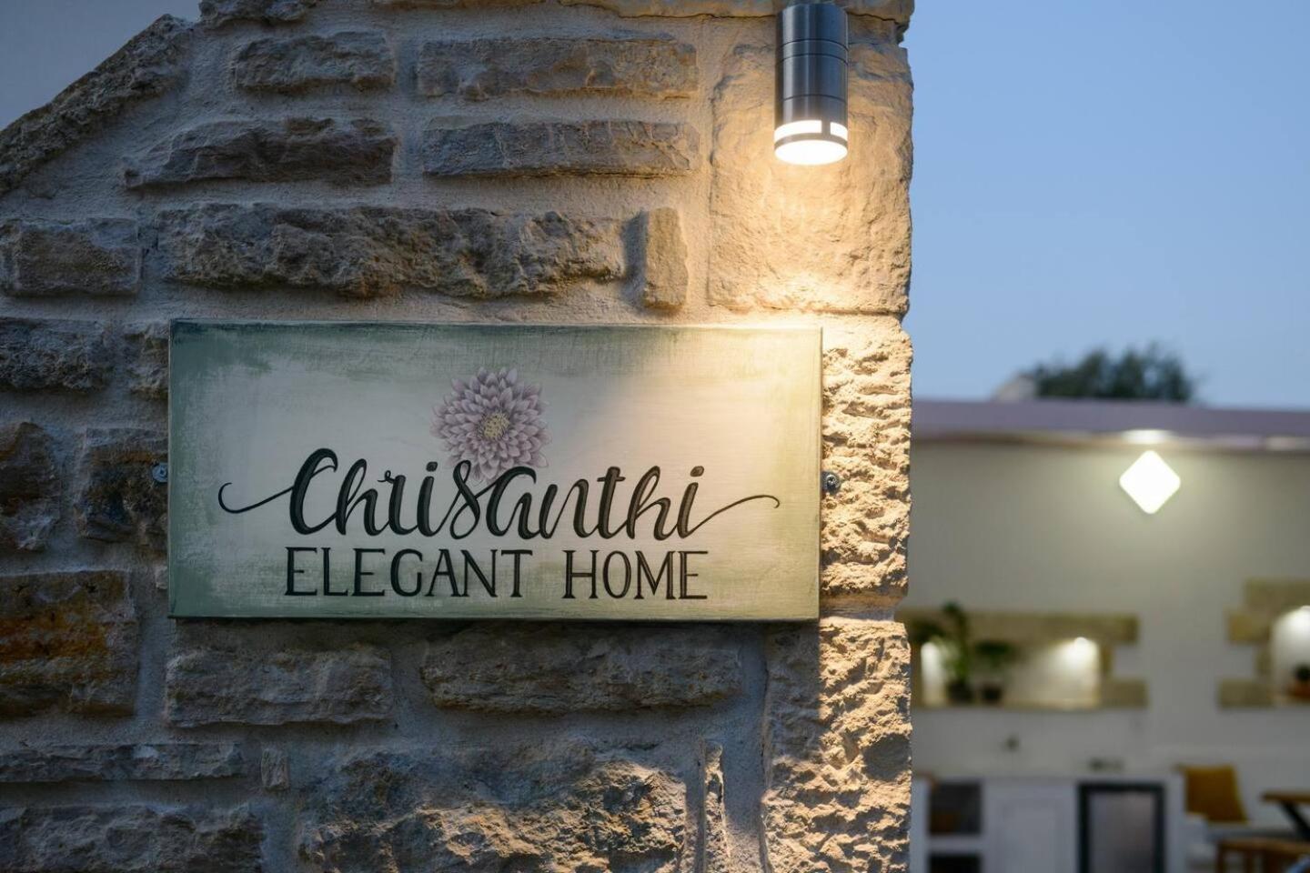 Chrisanthi Elegant Villa Pitsidia Ngoại thất bức ảnh
